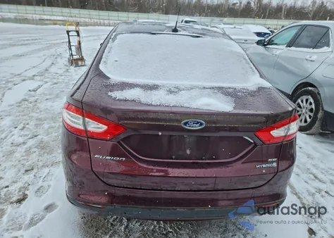 2013 Ford Fusion Se Hybrid z USA, uszkodzony, nr VIN 3FA6P0LUXDR162055